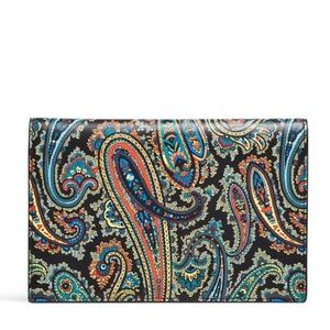 NWT DIANE VON FURSTENBERG Large Clutch Paisley